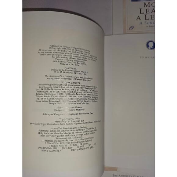 Molly American Girl Collection Box Set Book Lot Pleasant Company Historical - Picture 4 of 8